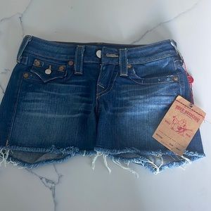 True Religion Jean Shorts